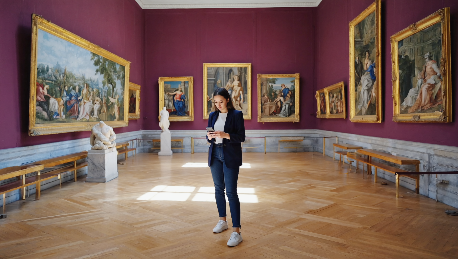 Group enjoying a guided cultural tour